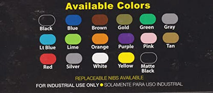 Enamel Paint Markers - MPD-15 MEDIUM - Multi-Packs - Permanent, Waterproof, Quick-drying (Mood Tones | Purple, Lt. Green, Lt. Blue, Pink, 4) - color: Mood Tones | Purple, Lt. Green, Lt. Blue, Pink |