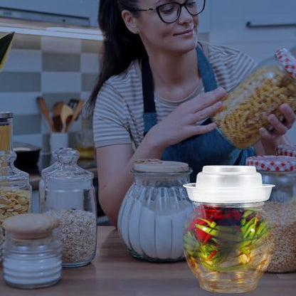 800ml Fermenting Pickle Jar with Sealing Lid, Food Storage Container for Kitchen Sauerkraut and Kimchi Fermentation