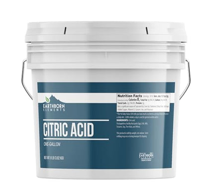 Earthborn Elements Citric Acid (1 Gallon), Food Safe, Preservative & Cleaner - size: 128 Ounce (Pack of 1)