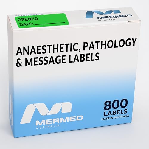 Opened Date Labels for Medical, Food & Lab Use - 800 Fluoro Green Write-on Small Stickers (12mm x 40mm / 0.5" x 1.5") in Dispense Box. Strong Latex-Free Adhesive & Indirect Food/Medical Safe Ink - style: Opened Date