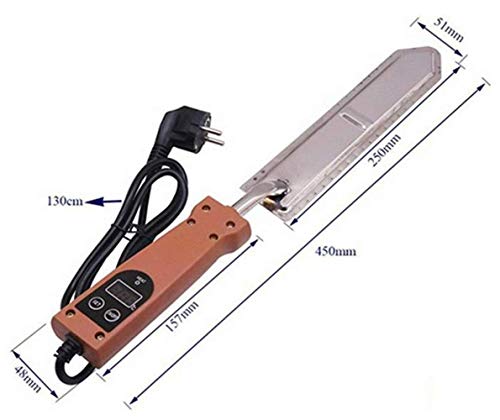 Electric Honey Uncapping Knife with Temperature Control Switch Beekeeping Knife and Temperature Display Beekeeping Cutter for Beekeeper Honey Extractor Knife (Temperature Control) - color: Temperature control