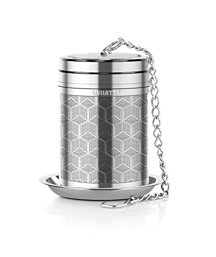 Large Tea Infuser for Loose Tea(1 Pack), 304 Stainless Steel Tea Ball Strainer, Extra Fine Mesh Tea Steeper for Brewing All Kind of Tea, Fits for Most Teapot, Cups or Mugs - color: 1 Pack, size: Large-Cube