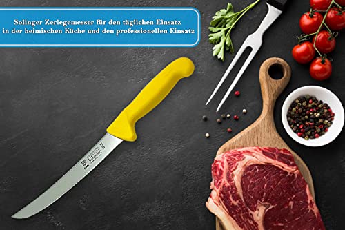 SMI Breaking Knife - 10 inch German Butcher Knife for Meat Cutting, Professional Solingen Quality
