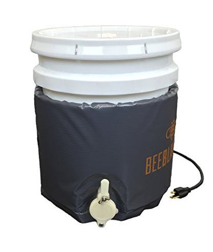Powerblanket BB05GV Bee Blanket Honey Heater, 5 gal Pail Heater with Cutout for Gate Valve, Charcoal Gray - size: 5-Gallon (Gate Valve), style: 120 V