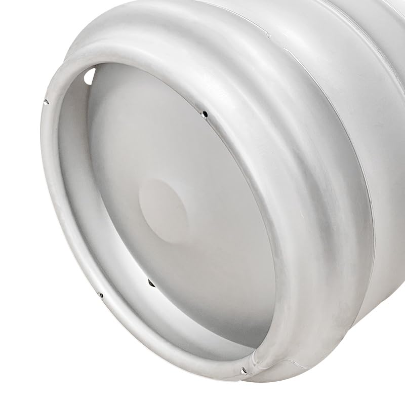 Redwood Beer Keg 1/2 Barrel 58L 15.5 Gallon Sankey D Stainless Steel Empty Barrel New Beer Kegs US Standard (1/2BBL)