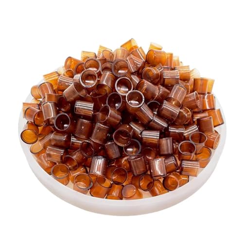 1000 PCS Bee Queen Rearing King Cups Brown Color Cells Cages Room Cups Cell Cage Cup Bees Tools Beekeepers Equipment