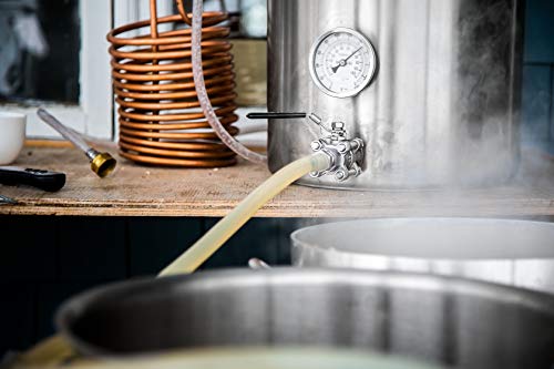 Brewing America USA-Made Beer Mashing Hydrometer Calibrated at 155 Degrees Fahrenheit - Specific Gravity Pro Series Brewing Triple Scale - Brew Better All Grain Beer