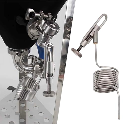 Beer Sampling Valve Coil, Practical, Easy-to-Install, Lightweight Dehumidification and Fermentation Vessel Accessory for Home, Style B