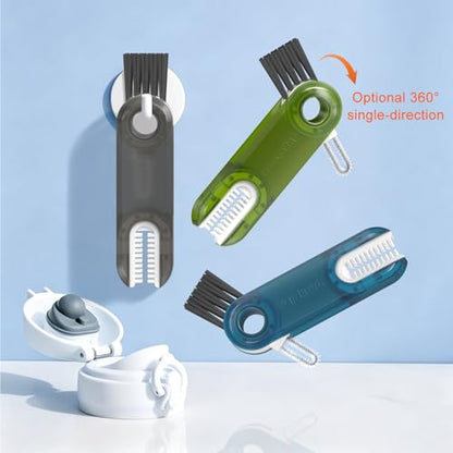 3 in 1 Cup Lid Gap Cleaning Brush Set, Multifunctional Bottle Cleaning Tools, Mutipurpose Tiny Cup Holder Cleaner, Home Kitchen Crevice Brush Tools
