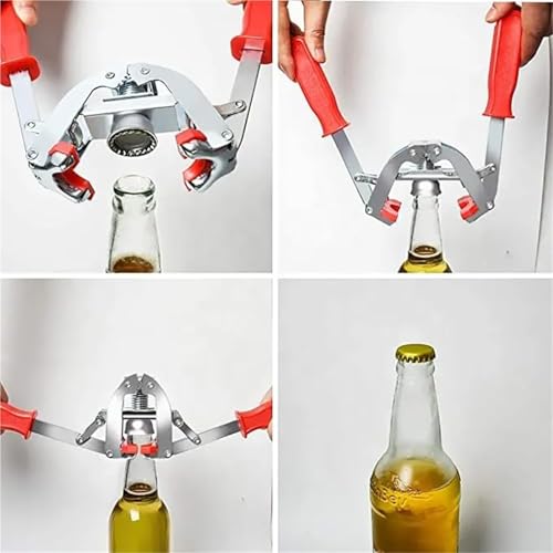 Double Lever Hand Beer Bottle Capper Machine, Manual Crown Sealer Tool,Beer Bottles Capper,for Home Brewing,Kitchens