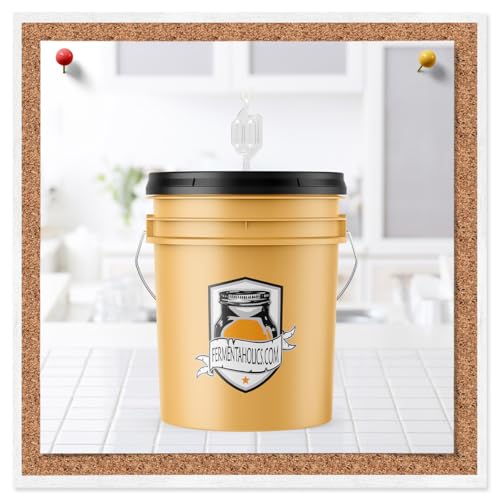 Fermentaholics Airlock 4 Pack – Brewing & Fermentation Airlocks – Use with Drilled Rubber Stopper, Grommeted Lid – Make Beer, Wine, Sauerkraut, Pickles, More (Mixed Airlock)