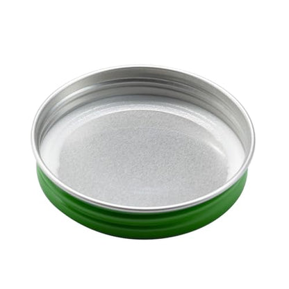 AllSpice Rust-Proof Narrow Mouth Aluminum Metal Mason Jar Lids Leak-Proof 12-Pack (Green Narrow) - color: Green, size: Narrow Mouth