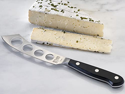 Mercer Culinary Renaissance Soft Cheese Knife, 5-Inch - color: Black Handle, size: 5-Inch Soft Cheese Knife