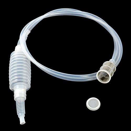 Syphon Tube for Brewing, Homemade Brew Syphon Tube Pipe Hose Wine Beer Making Tool Kit For Home Brew Wine Beer Making Siphon Filter Plastic Soft Tube - 6.6 ft/2 meters (White)