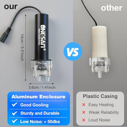 Food Grade Electric Water Transfer Pump Siphon Self-Priming Small Water Pump Portable USB 5V 2L/Min Adjustable Flow for Home Brew Wine, Beer, Kombucha, Ice Maker, Bottled Water, Coffee, Cooking - color: Usb-5v-water Pump