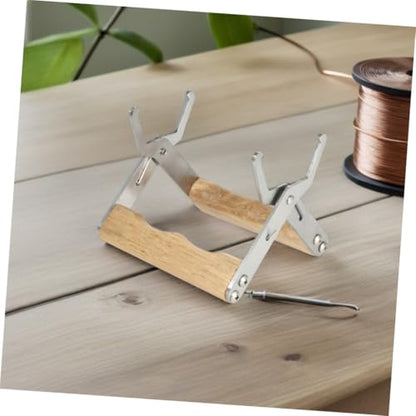 balacoo 3pcs Beehive Frame Gripper and Hive Frame Holder Beekeeping Tool with Wood Handle for Honey Harvesting and Hive Inspection