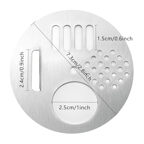 Bee Hive Box Entrance Gates, Round Stainless Steel, Small, 12Pcs | Beekeeping Supplies, Beehive Kits, Entrance Disk Gate - size: Small