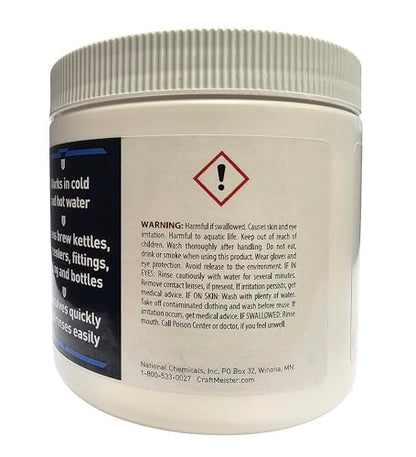 National Chemical Craft Meister Alkaline Brewery Wash: 1 Tub