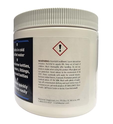 Craft Meister Alkaline Brewery Wash 16 Oz Tub