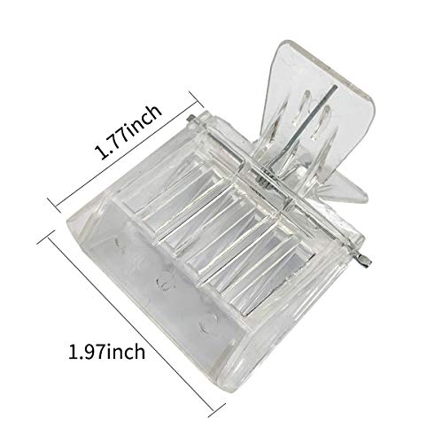 15 Pcs Queen Bee Cage Catcher Clip Transparent Plastic Beekeeping Tools kit