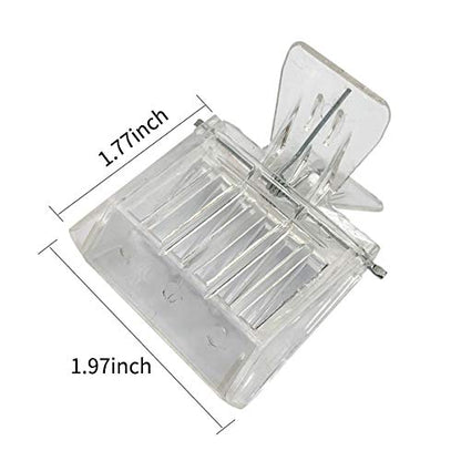 15 Pcs Queen Bee Cage Catcher Clip Transparent Plastic Beekeeping Tools kit