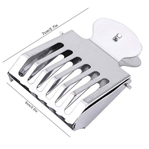 Together-life 10-Pack Stainless Steel Queen Bee Clips Cage Catcher for Beekeeping, Safe Queen Bee Handling Tool, Professional Beekeeper Equipment Supplies