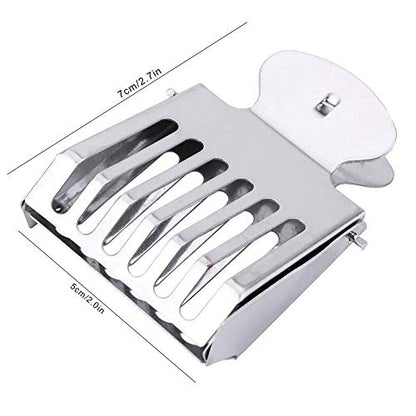 Together-life 10-Pack Stainless Steel Queen Bee Clips Cage Catcher for Beekeeping, Safe Queen Bee Handling Tool, Professional Beekeeper Equipment Supplies