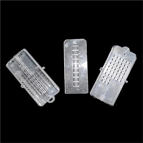 Queen Bee Cage 30 Pcs Bee Tools Bee Transport Cages Beekeeping Equipment Queen House Beehive White Transparent Queen Bee Cage for Beekeeping Supplies