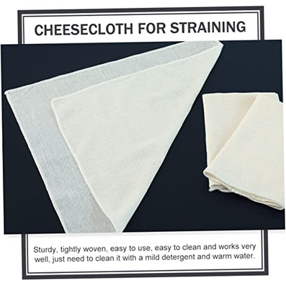 10pcs Professional Unbleached Cotton Muslin Xin Cheese Cloth for Straining Nut Milk Butter Yogurt for Cheese Making Cooking