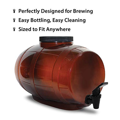 Mr. Beer - Craft Beer Making Kit (2 Gallon) Complete DIY Home Brew Set | Beer Making Kit for Beginners Everything Included | Reusable 25 oz Bottles | 2 Gallon Keg | Golden Ale - color: Complete Kit, size: 2 Gallon
