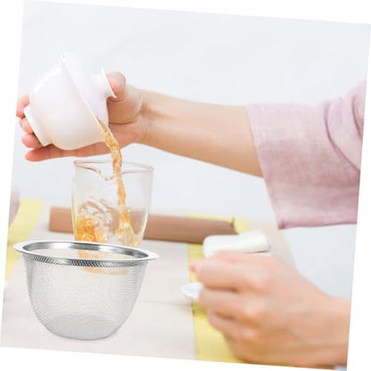 8pcs Stainless Steel Tea Infuser Basket Fine Mesh Strainer for Loose Leaf Tea Easy to Clean and Maintain - size: 7.00X7.00X5.00CM