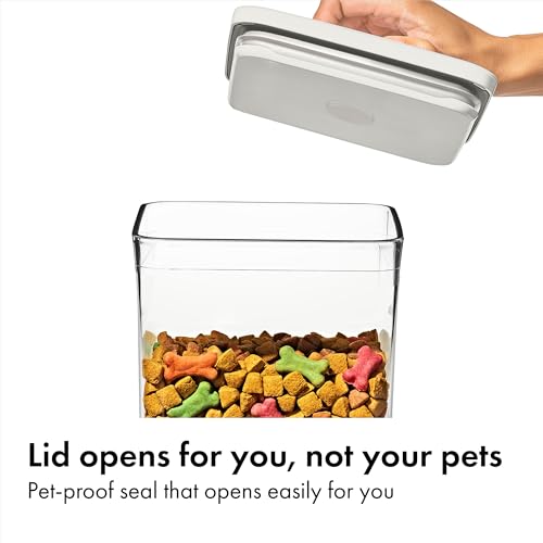 OXO Pet POP Container — 1.1 Qt/1.0 L (Pack of 2) - color: White, size: Pack of 2