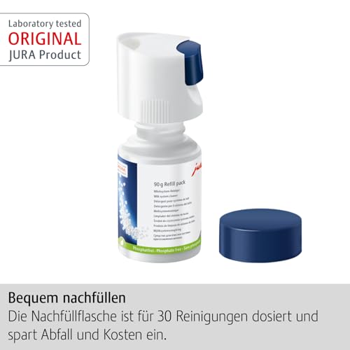 Jura Mini Tabs Milk System Cleaner - Refill Pack for Dispensing System - For 30 Cleanings