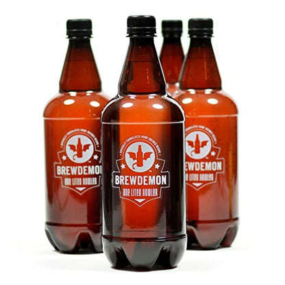 Craft Beer Making Kit Plus Bottles - Our Conical Fermenter Eliminates Sediment and Makes Bottling a Snap - 1 Gal. Recipe Included