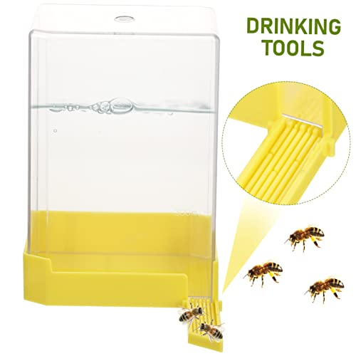Bee Water Feeder Vertical Station Beehive Water Dispenser for Beekeeping Supplies Easy to Clean Bee Feeding Cup for Garden Use