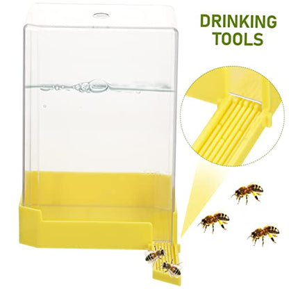 Bee Water Feeder Vertical Station Beehive Water Dispenser for Beekeeping Supplies Easy to Clean Bee Feeding Cup for Garden Use