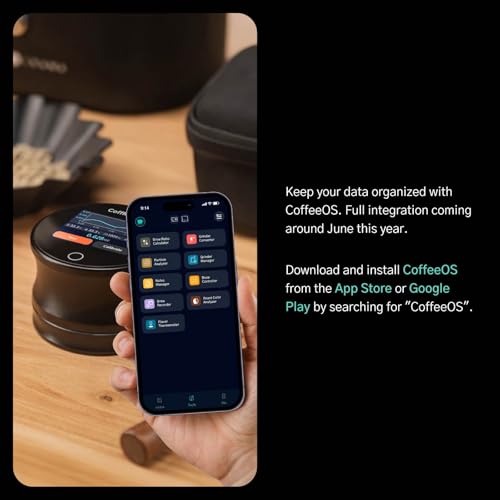 W1 Coffee Water Activity Meter ±0.02 aw Accuracy | Bluetooth sync with CoffeeOS app | 2-min fast reading | Magnetic sample tray | Pocket-sized | for coffee beans
