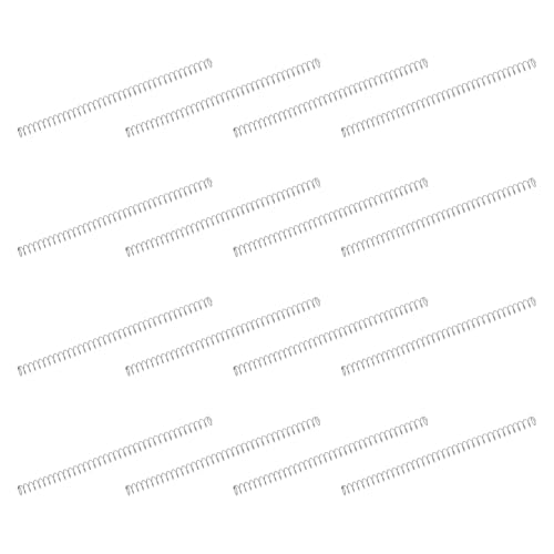 uxcell 50Pcs 304 Stainless Steel Compression Springs, 0.3mm x 2mm x 40mm Small & Tiny Pen Spring for Home Repair & DIY, Workshop & Industrial Use, (Silver Tone) - size: 2mmx40mm