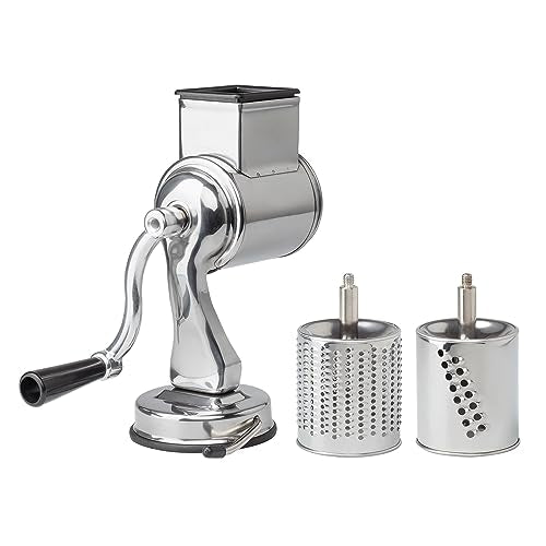 Fantes Cheese Grater with Suction-Base and 2 Drums, The Italian Market Original since 1906 - style: Suction Base Grater