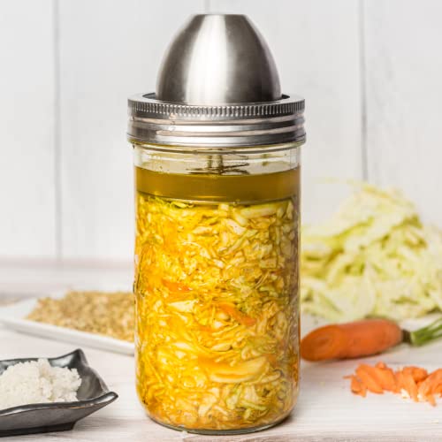 Le Parfait Stainless Steel Fermenting Kit with 1L Glass Jar, 1 EA