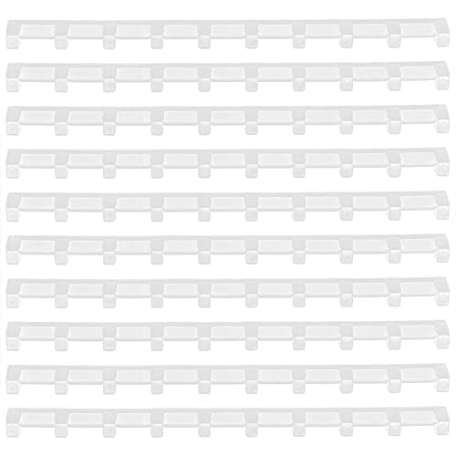 GLOGLOW Beekeeping Tools Spacers Plastic Beekeeping Tools 36.7cm Frame Clips with Shelves for 10 Pack Beehive Frame Nan