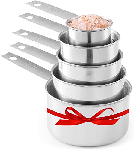 Laxinis World Stainless Steel Measuring Cups Set, 1-Pack