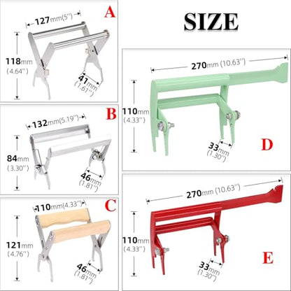 Bee Hive Frame Grip Stainless Steel Bee Frame Clip Beekeeping Clamp Tools Nests Box Holder Capture Beehive Equipment Queen Rearing System Tool for Beekeeeper(Silver2) - color: Silver2