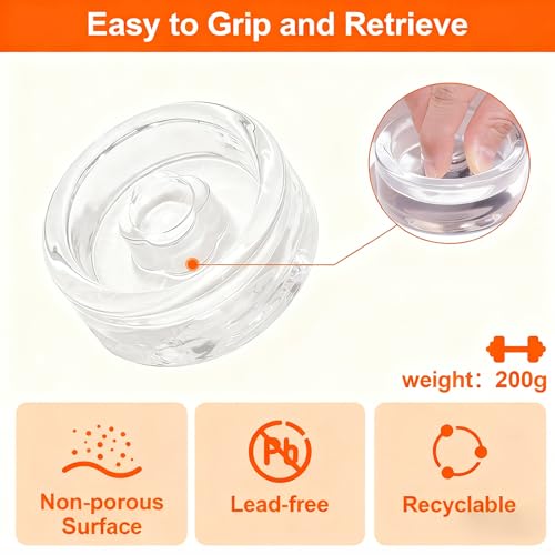 Fermentation Kit for Wide Mouth Mason Jars 8- Complete Pickling & Sauerkraut Set with Glass Weight, Stainless Steel Lid, Air Lock Valve, Silicone Seals (Jar Not Included)