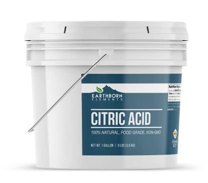 Earthborn Elements Citric Acid and Sorbitol Powder Bundle, 1 Gallon Bucket Each, Food Safe, Preservative & Sugar Substitute