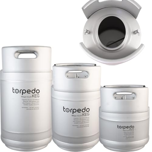 Megamouth Torpedo Keg | Ball Lock Keg | Stainless Steel Corny Keg