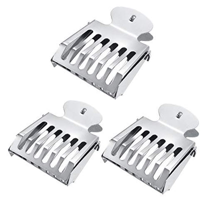 Beekeeping Bee Queen Cage Catcher Clips,3 Pack Stainless Steel Beekeeper Beekeeping Catching Tool Equipment