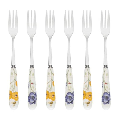 Lenox 890917 Butterfly Meadow Fw Cocktail Fork S6 - style: Cocktail Forks, Set of 7