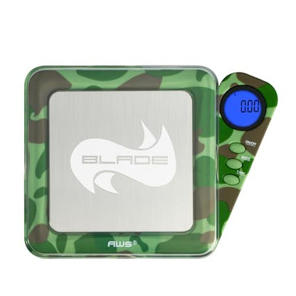 American Weigh Scales 200g x 0.01g Digital Pocket Scale 0.01g Accuracy-Blade Series | Precision Mini Scale, Small Digital Gram Scale for Kitchen, Gold, Gems & Coin Scale, Smart Digital & Compact Scale - color: Camo, size: 200g x 0.01g