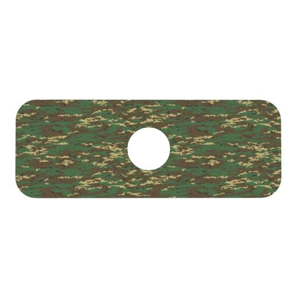 Camouflage Green Brown Camo Faucet Mat For Kitchen Sink, Absorbent Countertop Protector, Quick Dry Sink Splash Guard Pad, Waterproof Draining Mat 15" X 5.5" - color: Style 3